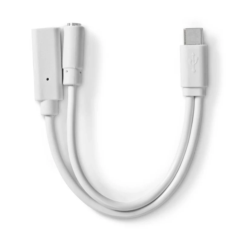USB-C™ Adapter USB 2.0 - USB-C™ Male - USB-C™ Female / 3,5 mm Female