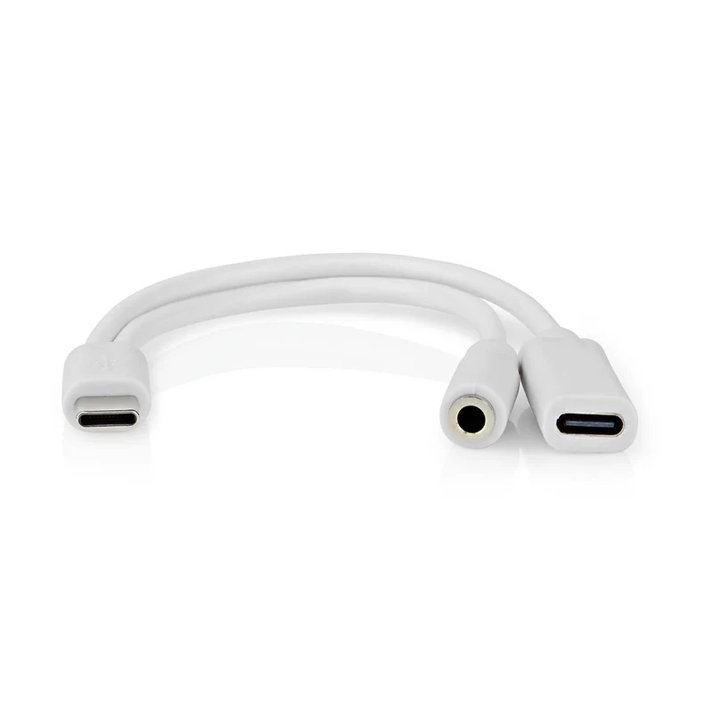 USB-C™ Adapter USB 2.0 - USB-C™ Male - USB-C™ Female / 3,5 mm Female