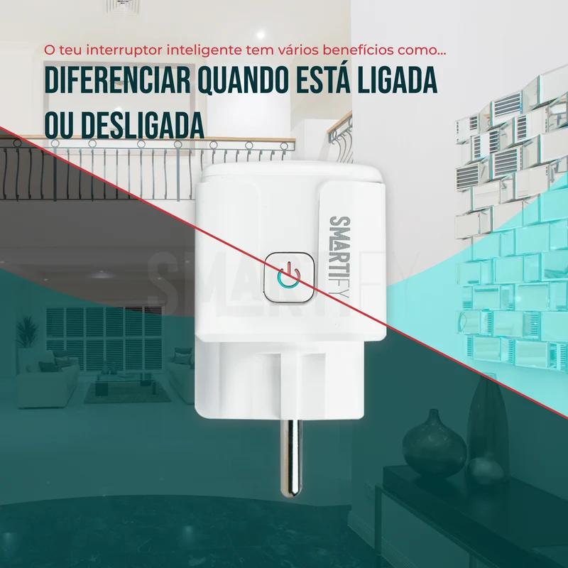 Tomada Inteligente Portátil 16A 3500W WiFi Smartify