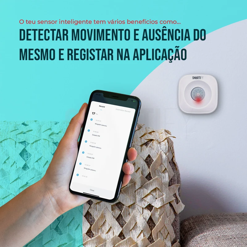 Sensor Inteligente de Movimento WiFi Smartify