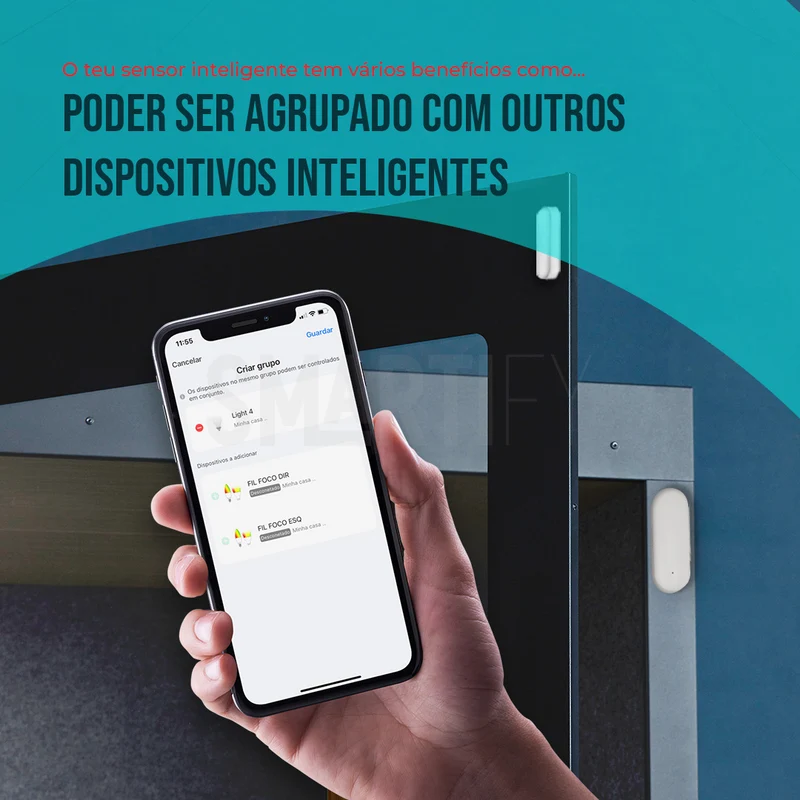 Sensor Inteligente de Abertura/Fecho WiFi Smartify