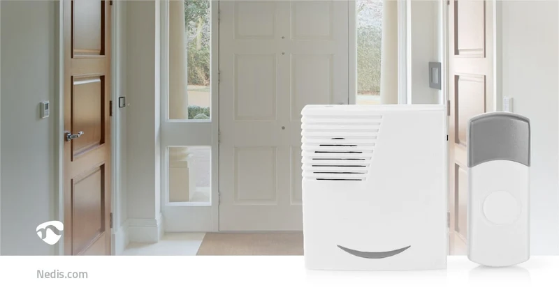 Draadloze Deurbelset Batterij Gevoed - 3 V DC - 1x CR2032