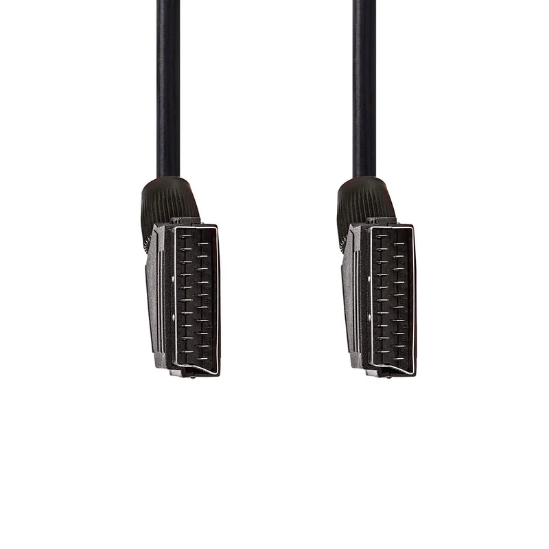 SCART-Kabel SCART Male - SCART Male - Vernikkeld