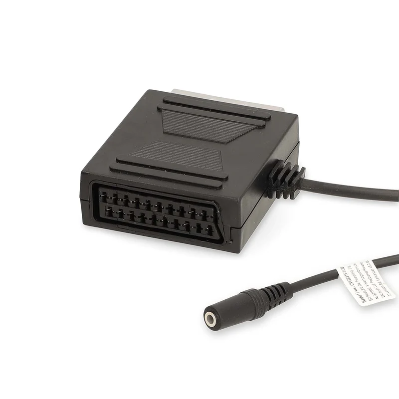 SCART-Kabel SCART Male - SCART Female / 3,5 mm Female - Vernikkeld