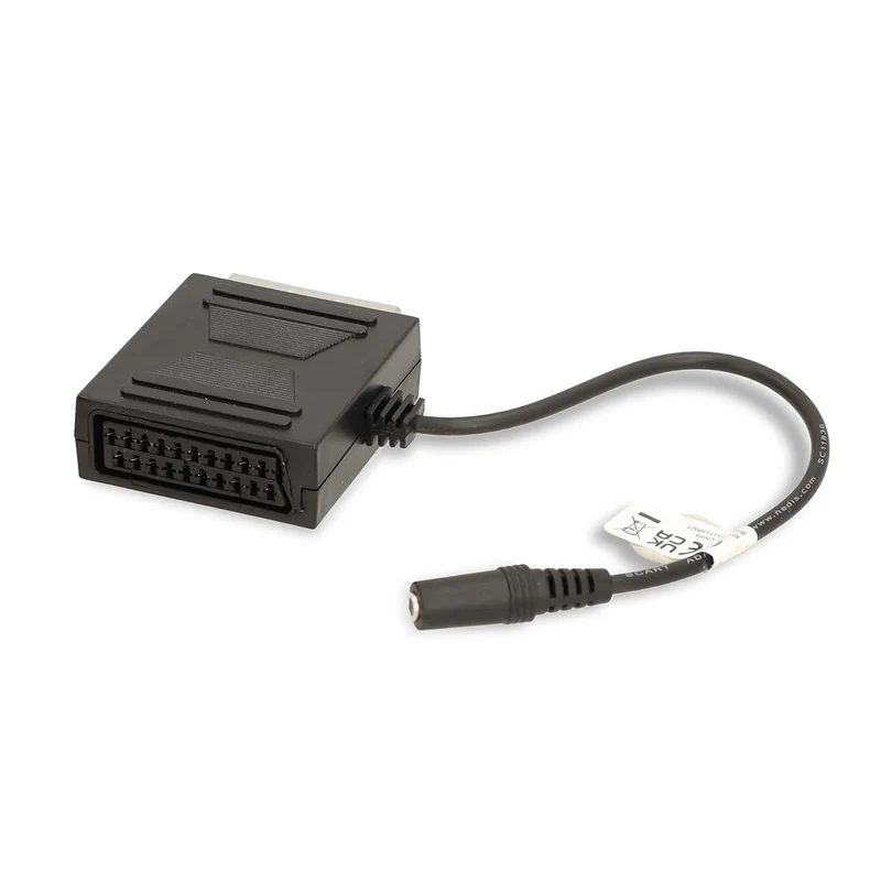 SCART-Kabel SCART Male - SCART Female / 3,5 mm Female - Vernikkeld