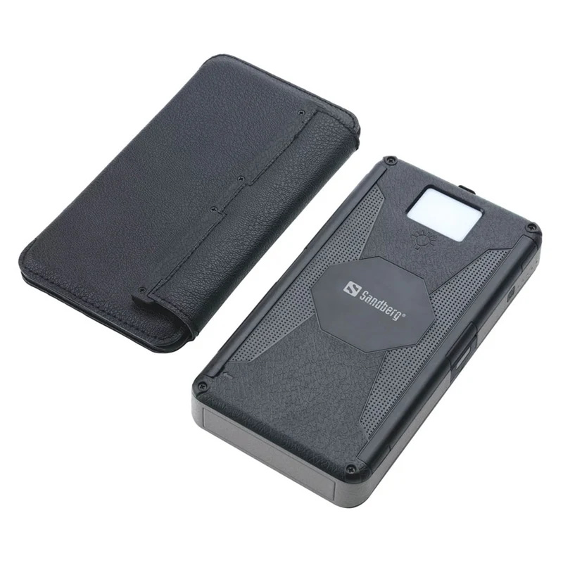 Sandberg Solar 6-Panel Powerbank 20.000 mAh, 20W PD & QC, Sort