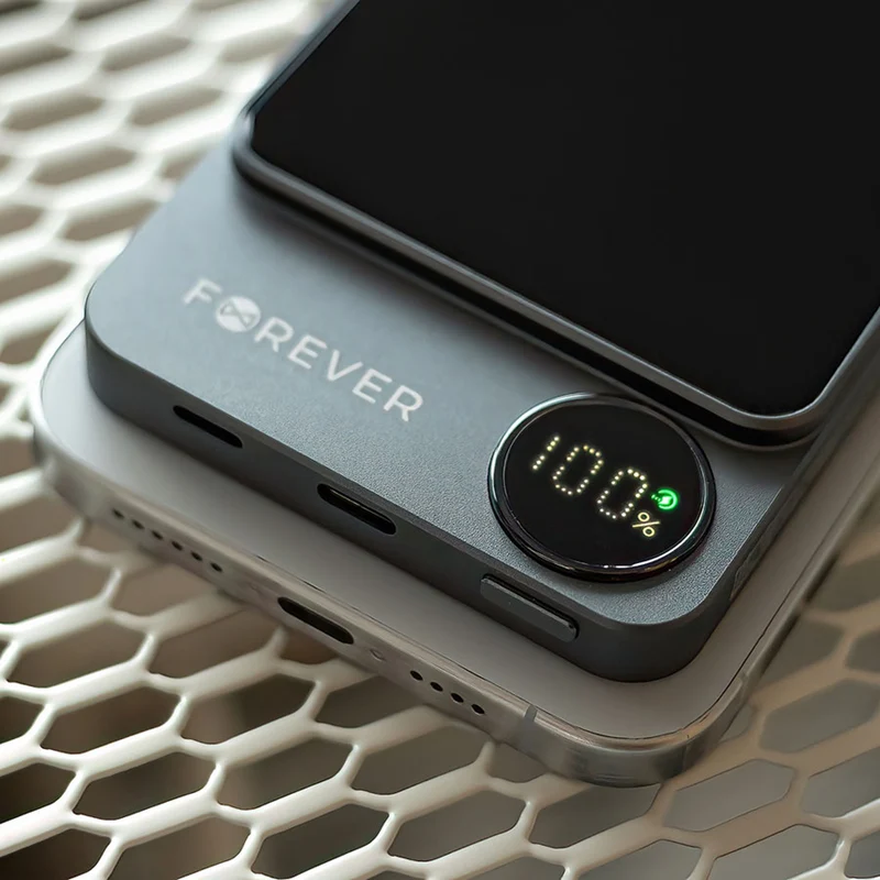 Forever MATB-200 20W 5.000 mAh Magsafe Powerbank, Sort
