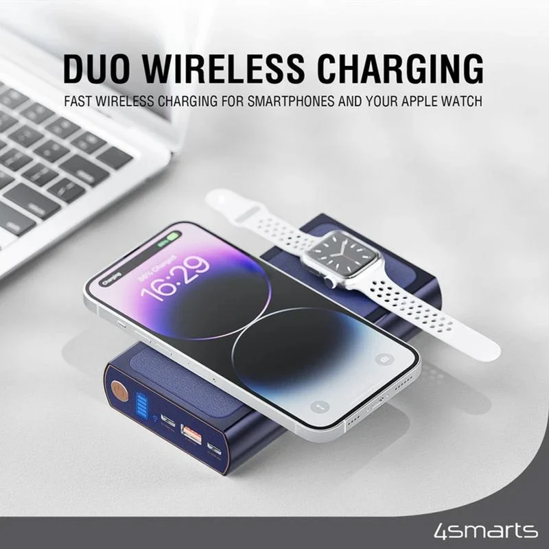4smarts Powerbank Pro UltiMag 24.000 mAh, 160W, Kobalt