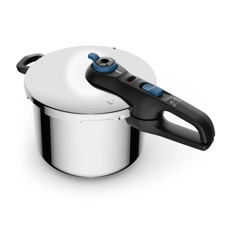 Tefal Secure Trendy P2584401 8L Pressure Cooker, Stainless Steel