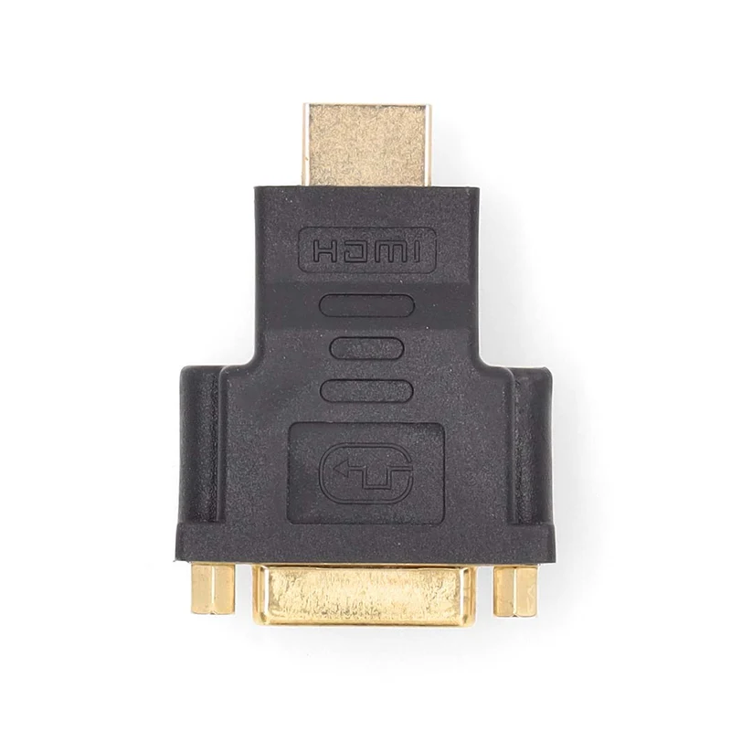 HDMI™-Adapter HDMI™ Connector - DVI-D 24+1-Pins Female - Verguld
