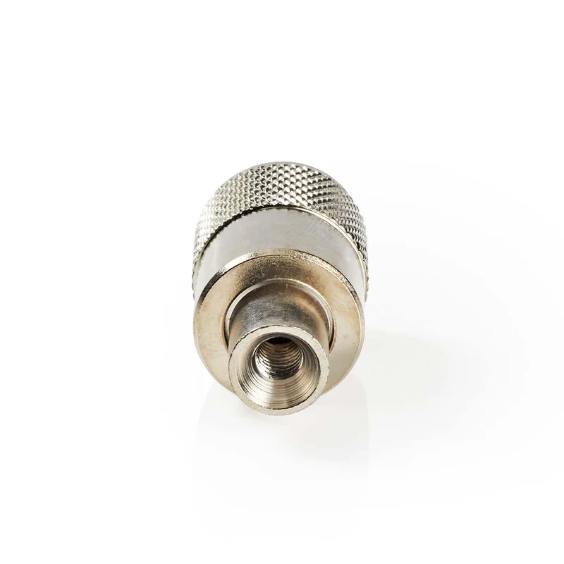PL259-Connector Recht - Male - Vernikkeld
