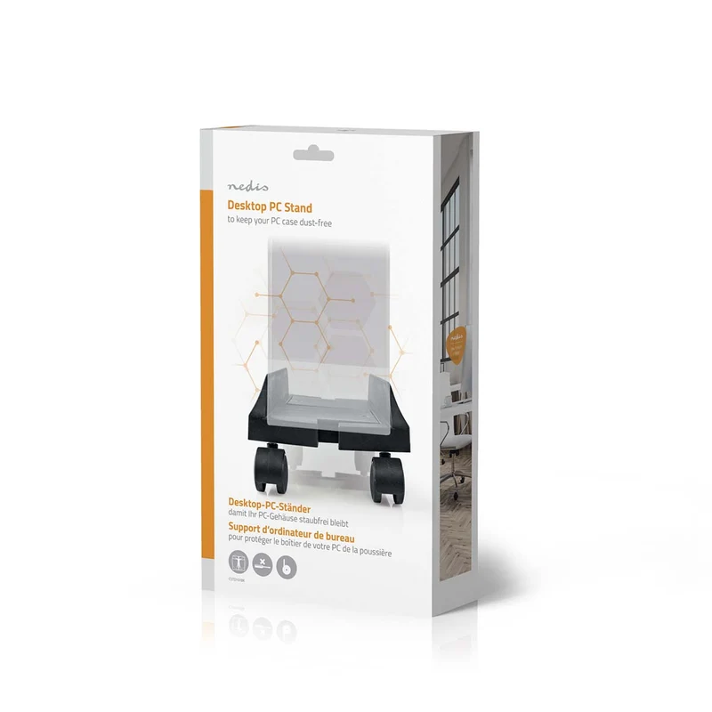 PC-Standaard Draai- en Kantelbaar / Verstelbare Breedte - 14.5 - 24.2 cm - 20 kg