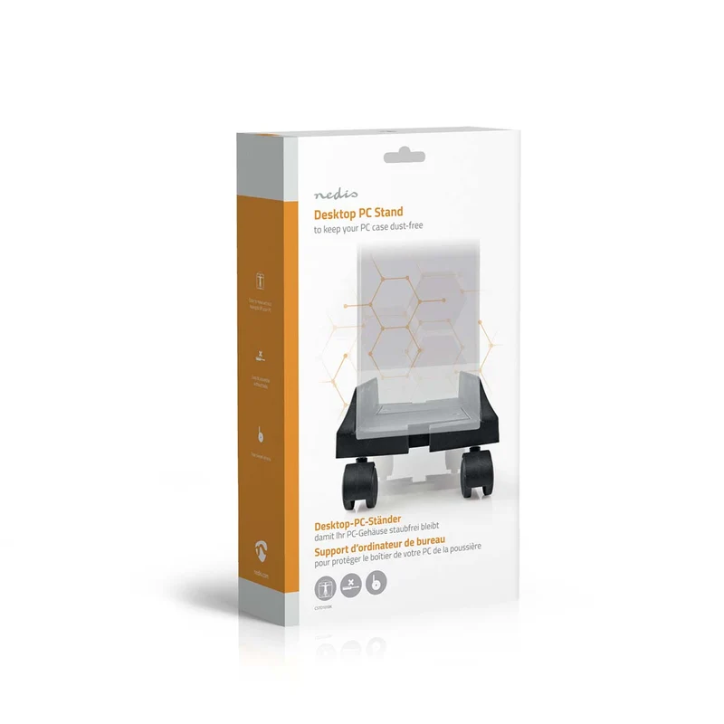 PC-Standaard Draai- en Kantelbaar / Verstelbare Breedte - 14.5 - 24.2 cm - 20 kg