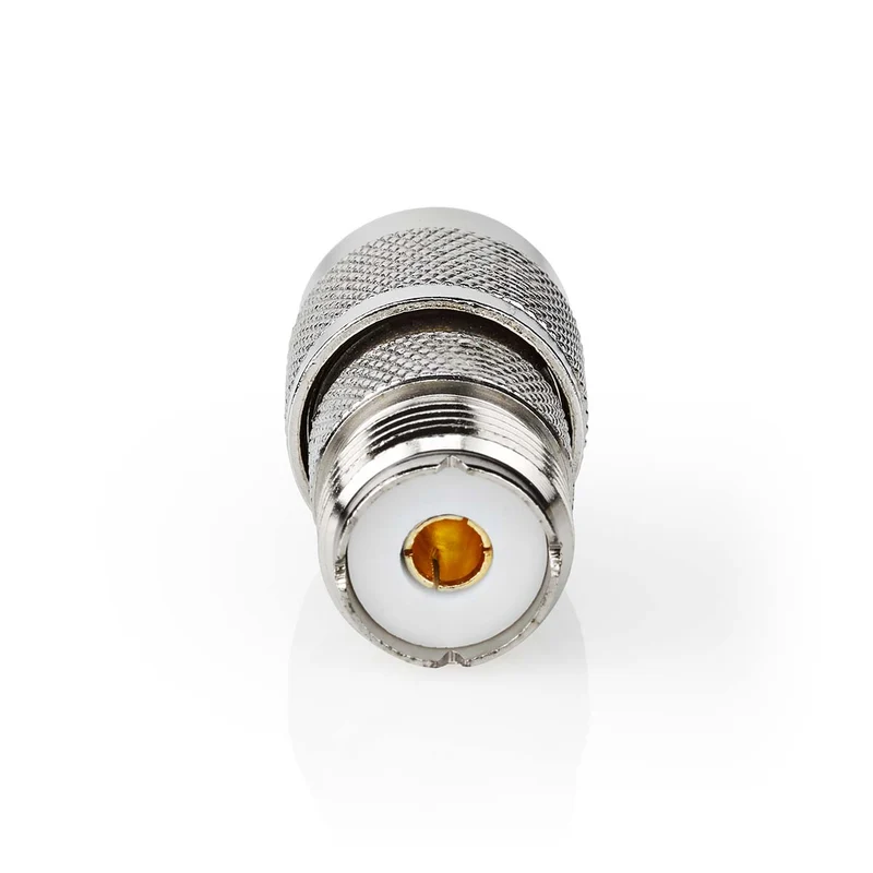 Satelliet- en Antenne-Adapter N-Male - PL259 Female - Vernikkeld