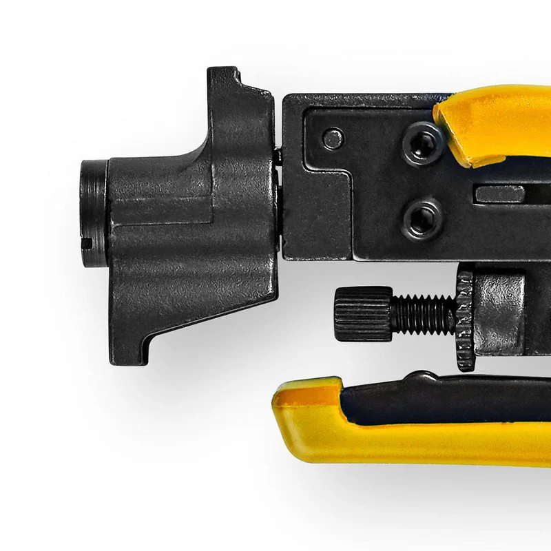 Antennekabel Installatiegereedschap Krimptang - Geel / Zwart - ABS / Staal