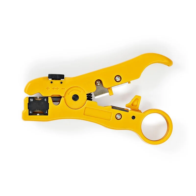 Kabelstriptang Stripping Tool - ABS / Staal - Geel / Zwart