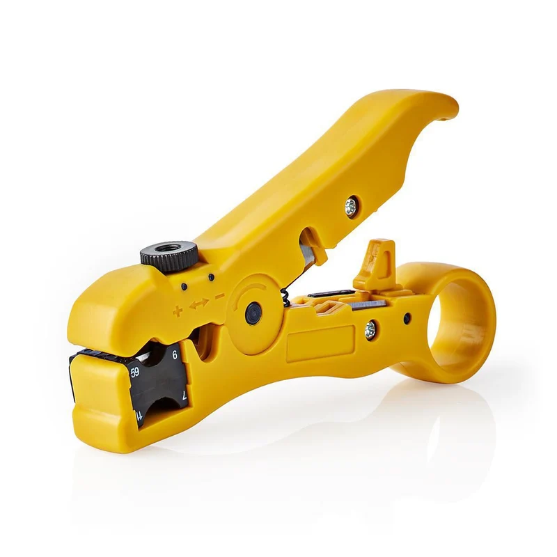 Kabelstriptang Stripping Tool - ABS / Staal - Geel / Zwart