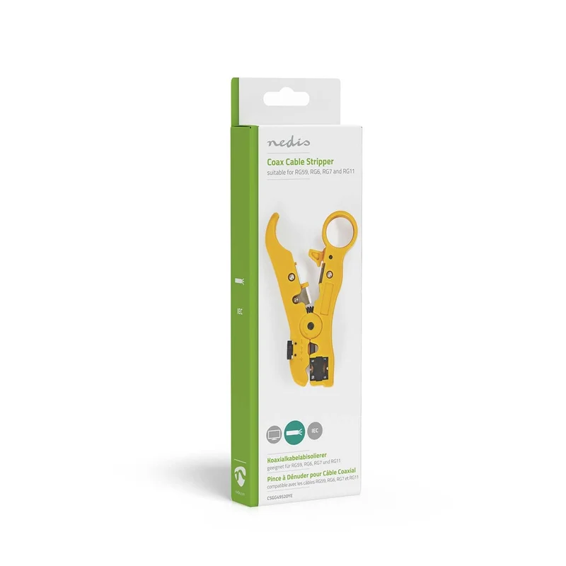 Kabelstriptang Stripping Tool - ABS / Staal - Geel / Zwart