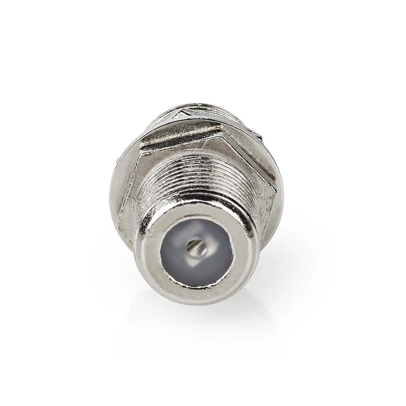 Satelliet- en Antenne-Adapter F-Female - F-Female - Vernikkeld