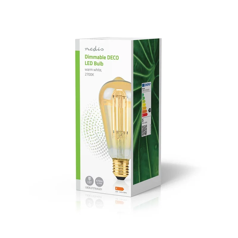 LED-Filamentlamp E27 ST64 - 4.9W - 470 lm