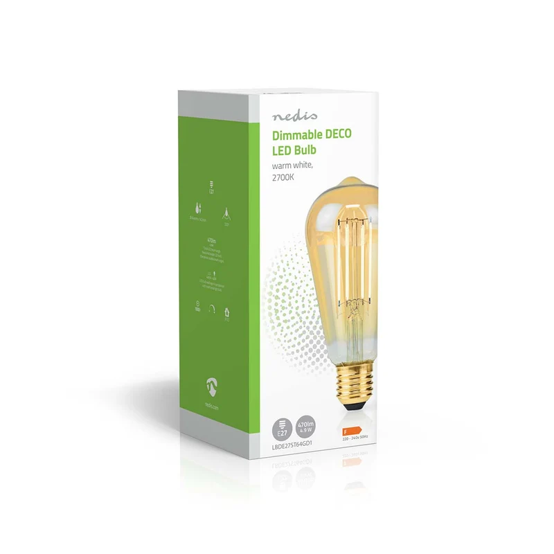 LED-Filamentlamp E27 ST64 - 4.9W - 470 lm