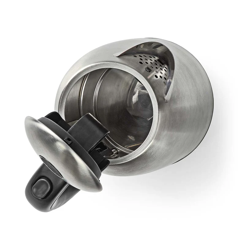 Waterkoker 1.7l - Roestvrij Staal - Zilver / Zwart