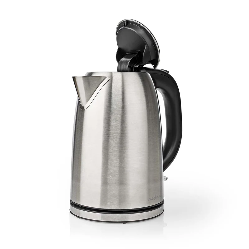 Waterkoker 1.7l - Roestvrij Staal - Zilver / Zwart