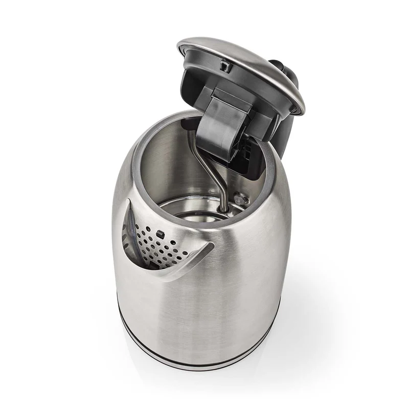 Waterkoker 1.7l - Roestvrij Staal - Zilver / Zwart