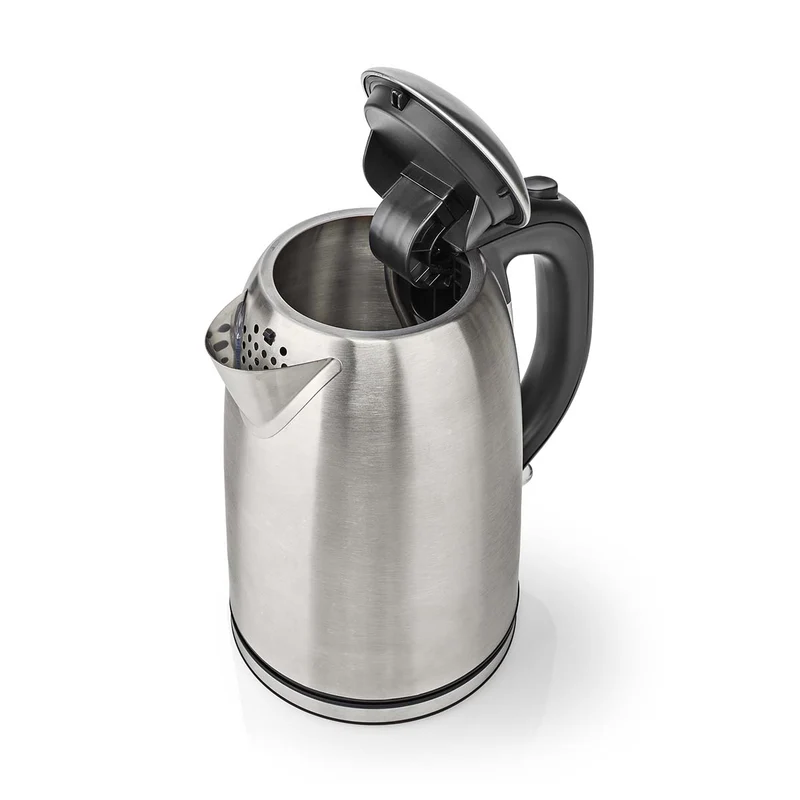 Waterkoker 1.7l - Roestvrij Staal - Zilver / Zwart