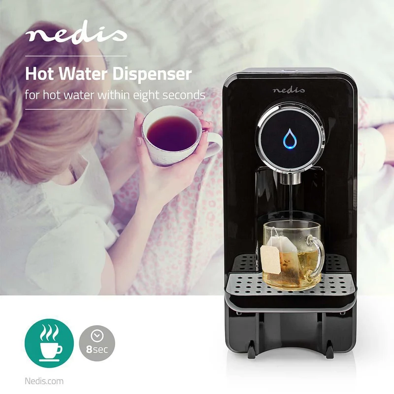 Heetwaterdispenser 2600W - 2.5l - Zwart