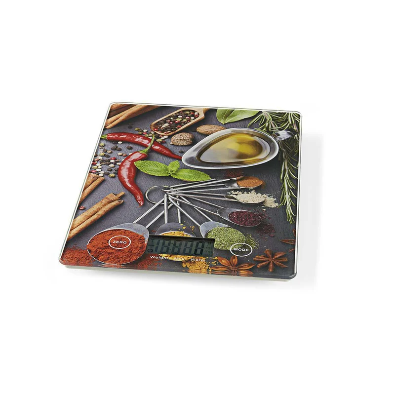 Keukenweegschaal Digitaal - Glas / Kunststof - Multicolour
