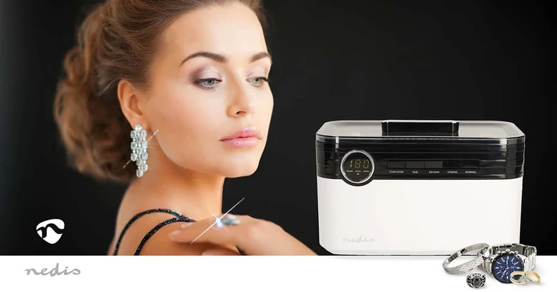 Ultrasone Juwelenreiniger Netvoeding - 220 - 240 V AC 50/60 Hz - 1.8l