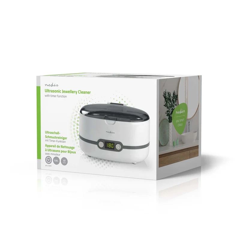Ultrasone Juwelenreiniger Netvoeding - 230 V AC 50 Hz - 0.6l