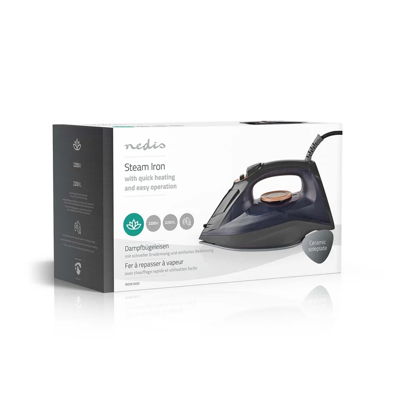 Stoomstrijkijzer 2200W - 25 g/m - Stoomstoot