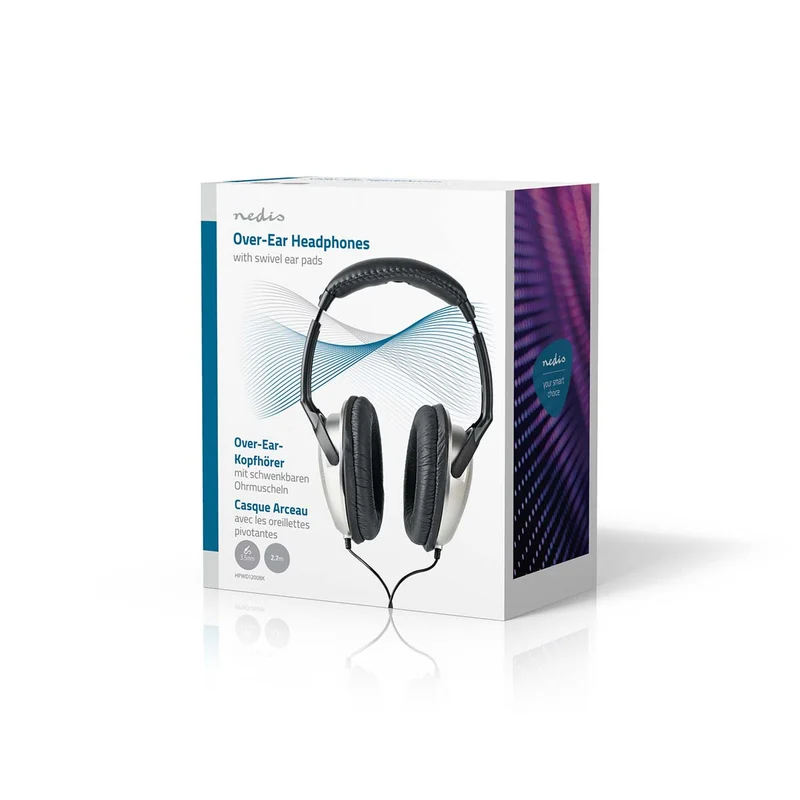 Bedrade Over-ear Koptelefoon 3,5 mm - Kabellengte: 2.70m - Volumebediening
