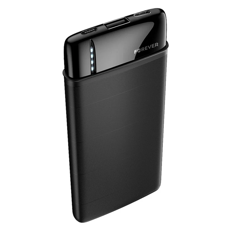 Forever TB-100S 5.000 mAh Powerbank, Black