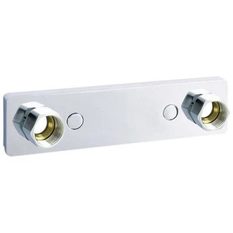 Trio Perfekta Concealed Mixer Bracket, 160 mm C/C, For Ø16 mm Pipes, Chrome