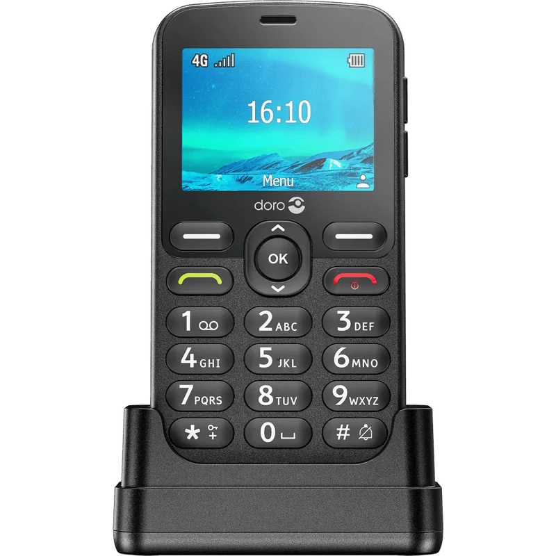 Doro 1881 4G Basic Phone, Black