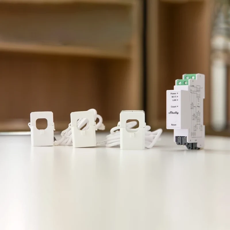 Shelly Pro 3EM-400 Medidor de consumo trifásico Wifi