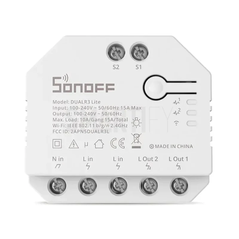 Sonoff Dual R3 Lite Comutador Wifi