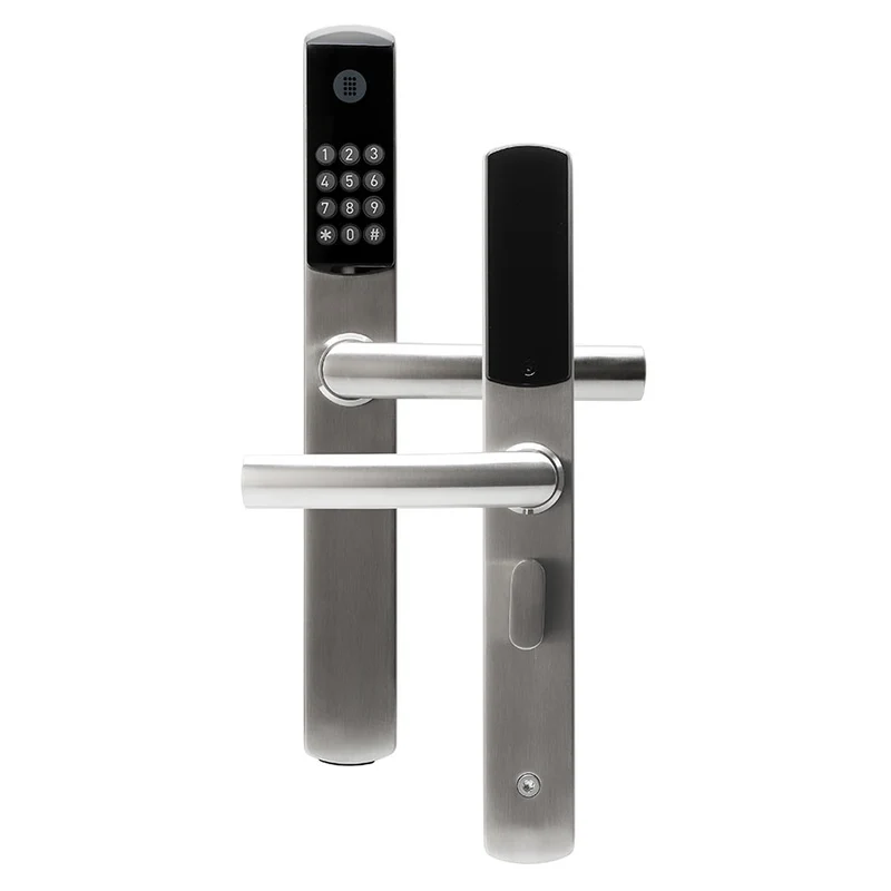 Omnitec OS Slim Code Fechadura Inteligente Cinza Inox IP54 Bluetooth