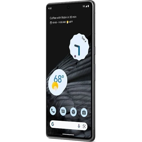 Google Pixel 7 Pro 5G Phone, 128/12 GB, Obsidian