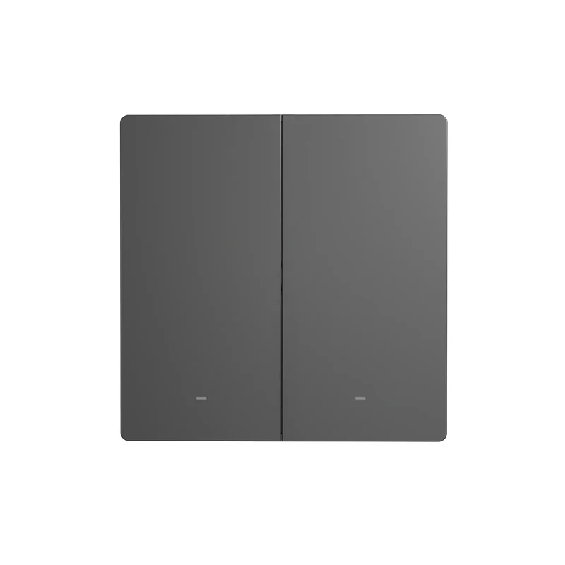 Sonoff M5 Interruptor Inteligente Pressão de 2 canais 86mm Cinza WiFi - Sonoff M5-2C-86