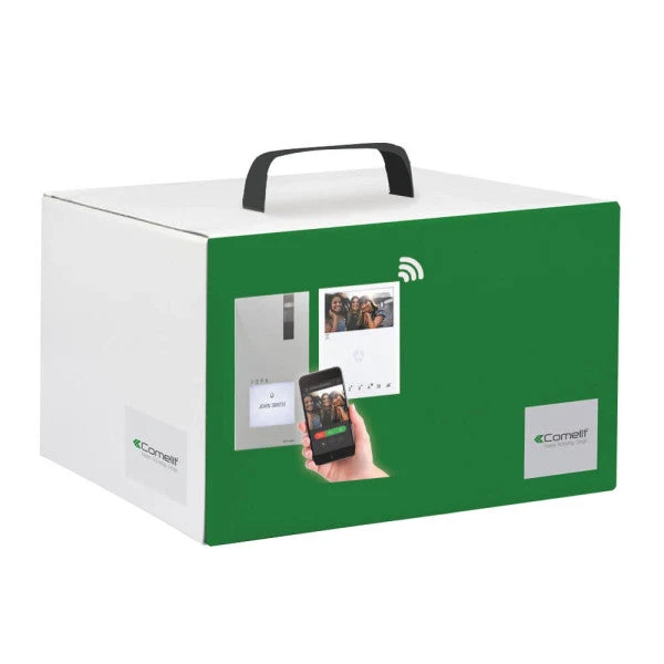 Comelit Kit Videoporteiro Quadra 8451V com Monitor Wifi