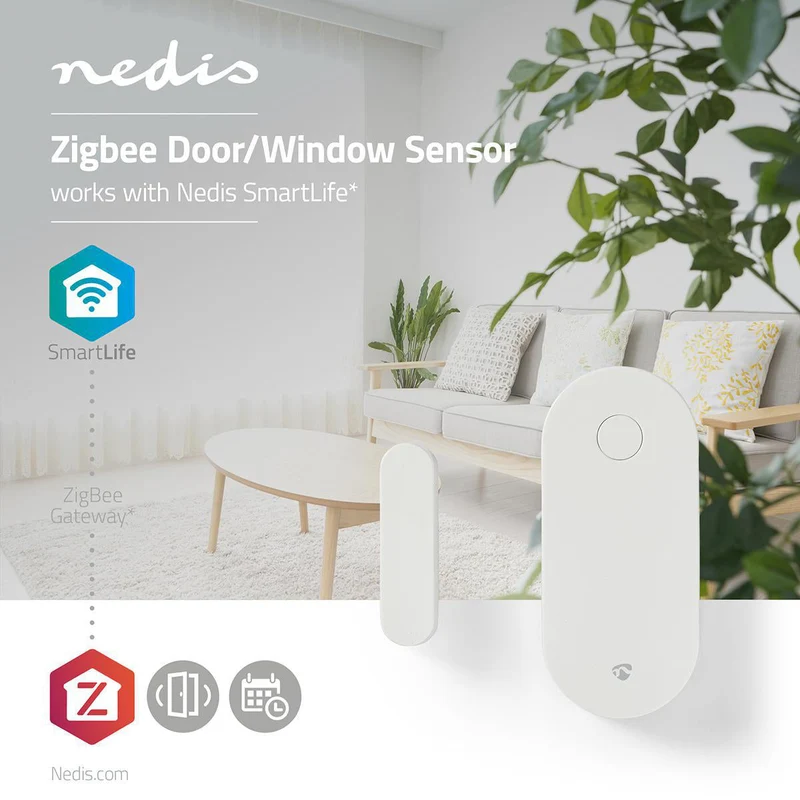 Nedis Sensor Abertura - Sensor de Porta ou Janela Zigbee