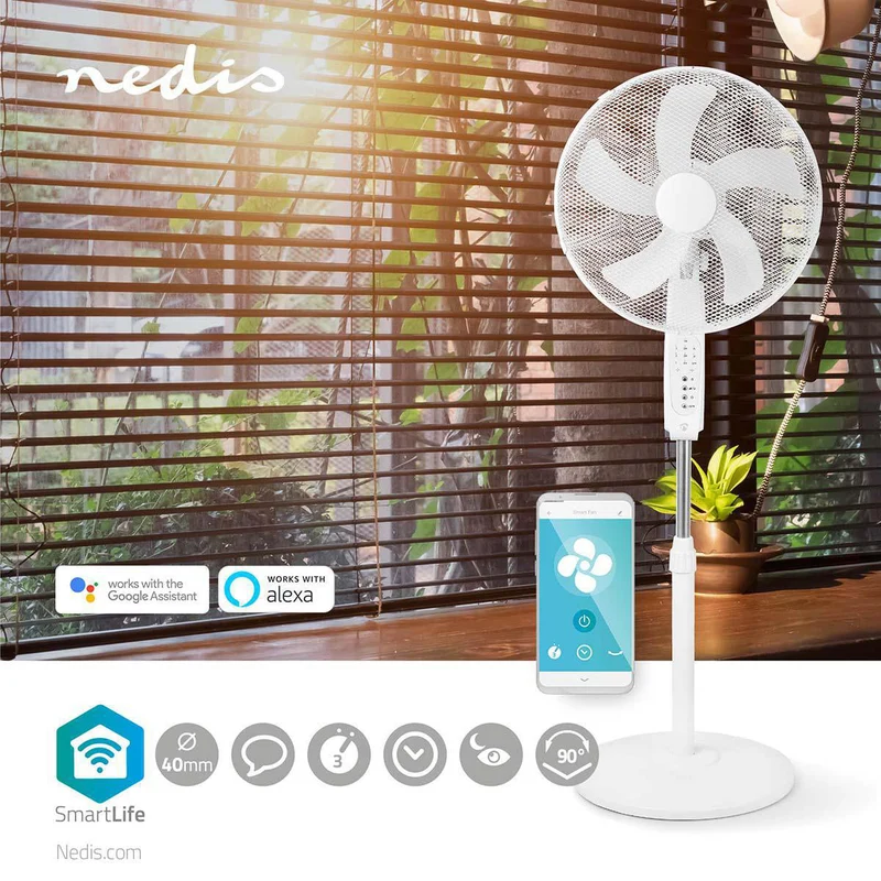 Nedis Ventoinha inteligente Smart Wifi