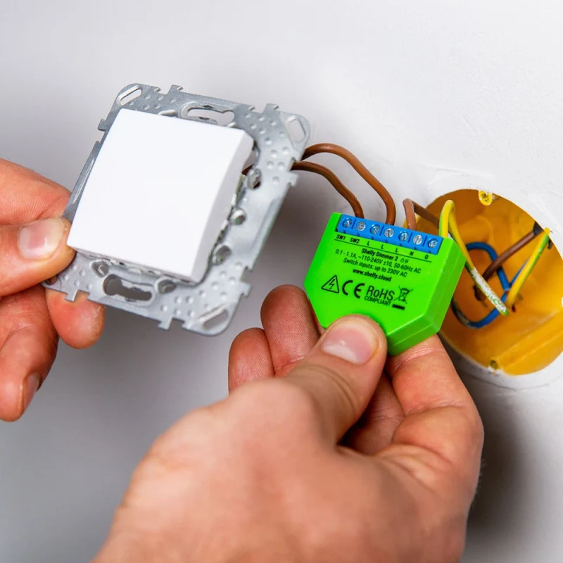 Shelly Dimmer 2 - Módulo Interruptor com Regulador de Intensidade WiFi