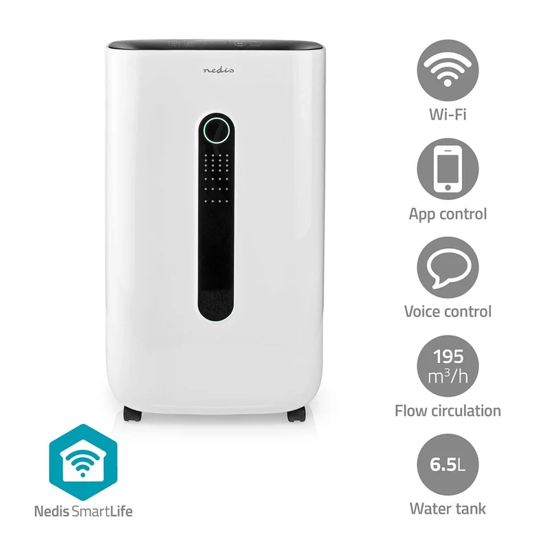 Nedis Desumidificador Inteligente 20L Wifi
