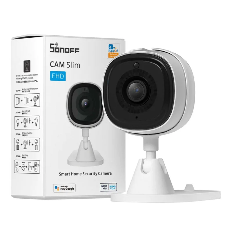 Sonoff CAM Slim FHD - Câmara de segurança doméstica inteligente Wifi