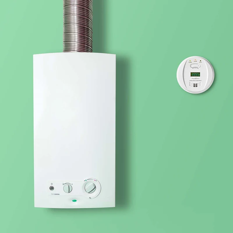 Koolmonoxidemelder Batterij Gevoed - Batterijlevensduur tot: 5 Jaar - Hush / mute functie